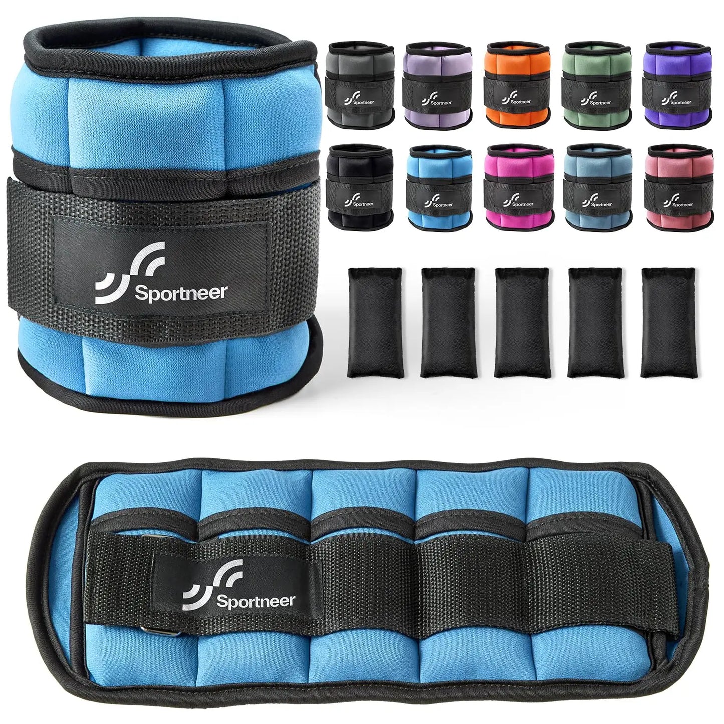 Adjustable Ankle Weights 1Pair 10lb