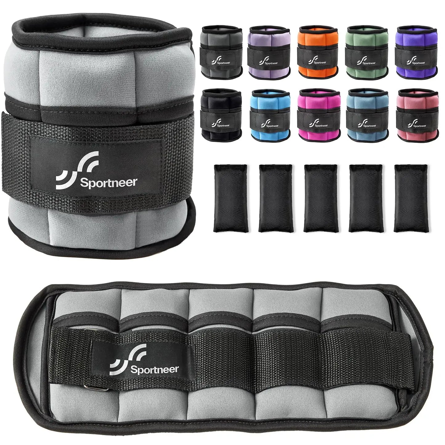 Adjustable Ankle Weights 1Pair 10lb