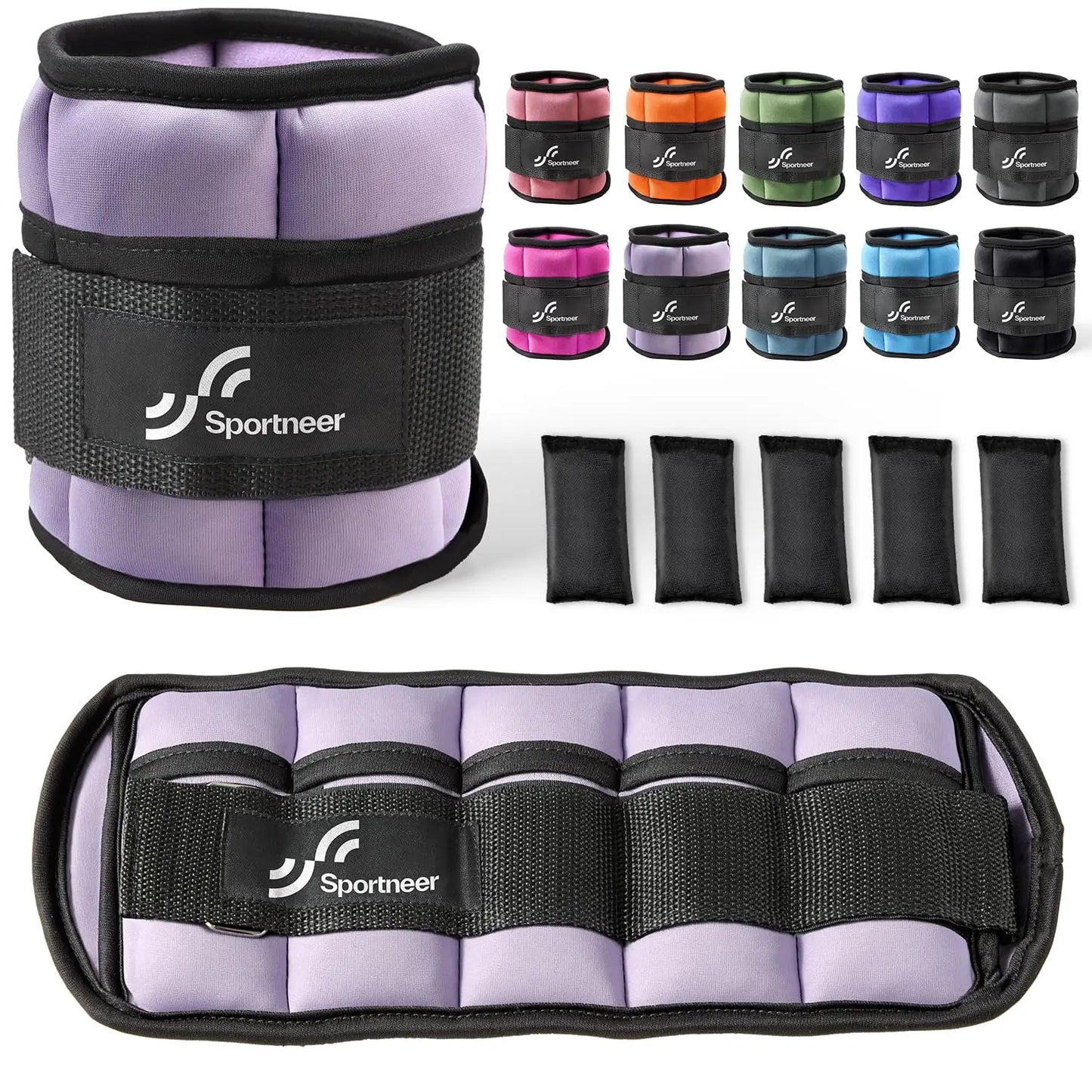 Adjustable Ankle Weights 1Pair 10lb