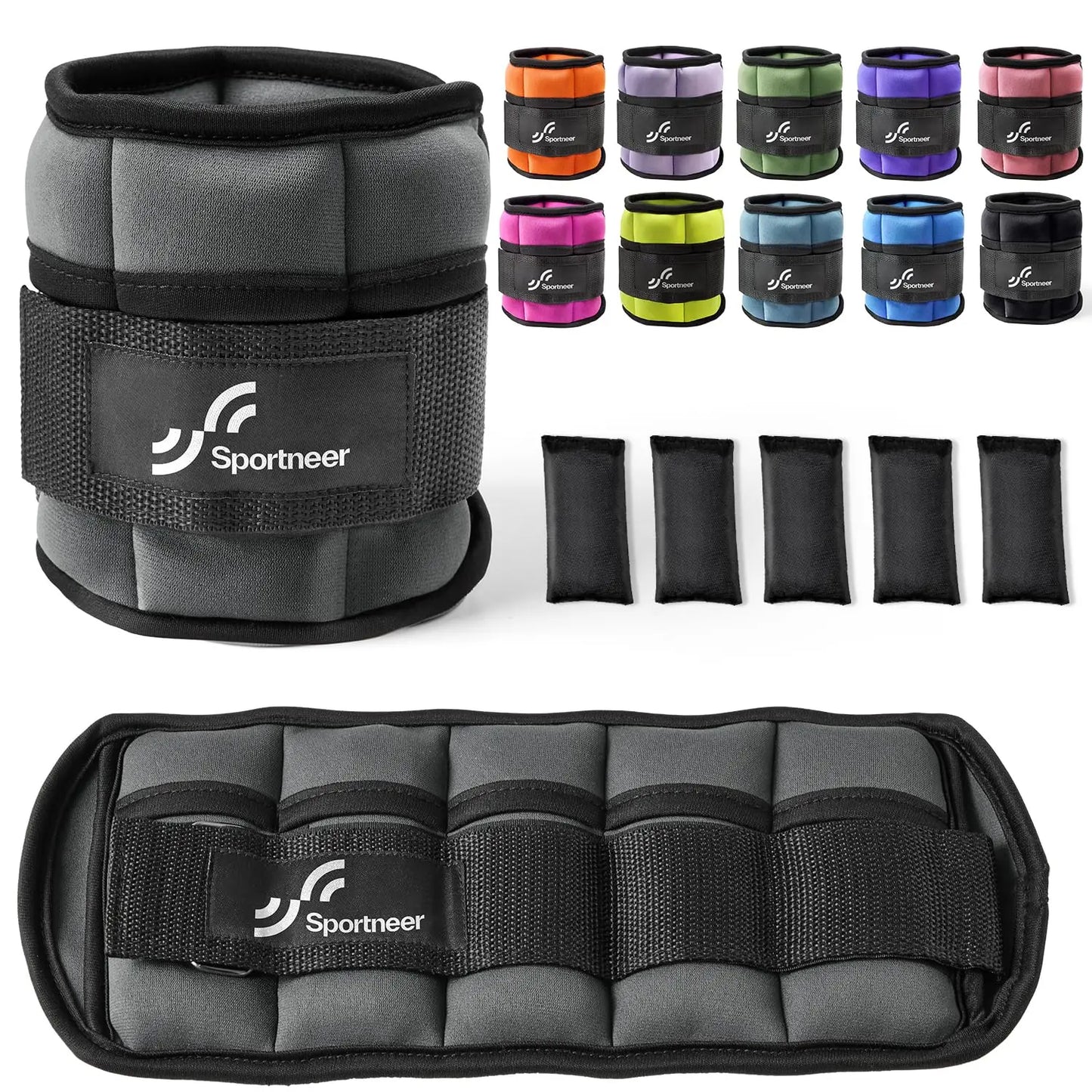 Adjustable Ankle Weights 1Pair 10lb