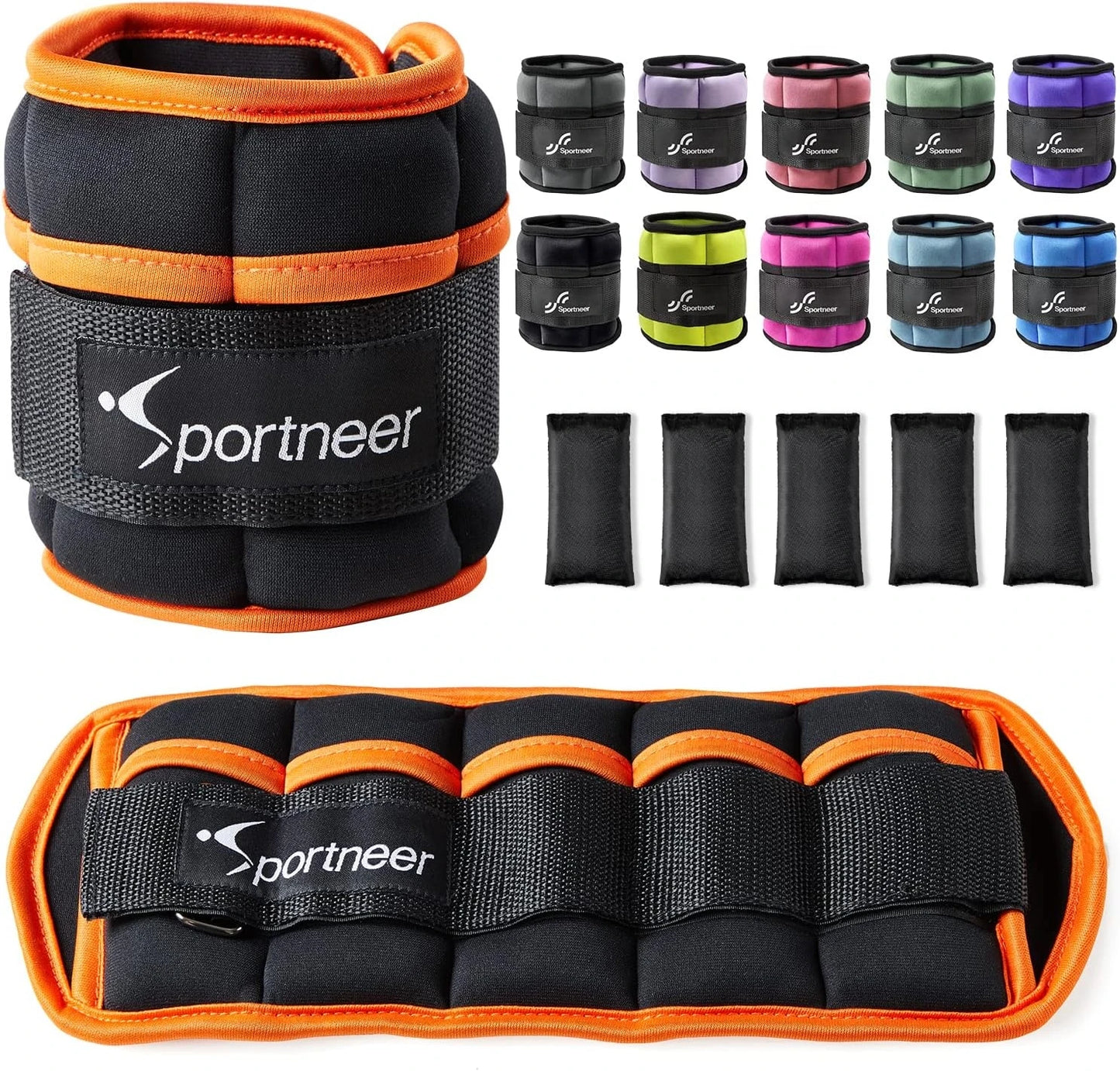 Adjustable Ankle Weights 1Pair 10lb