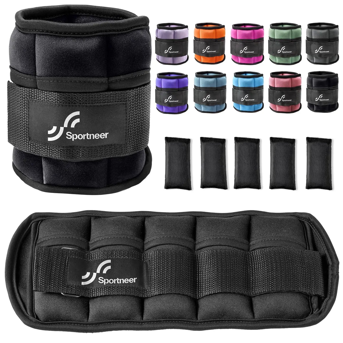 Adjustable Ankle Weights 1Pair 10lb