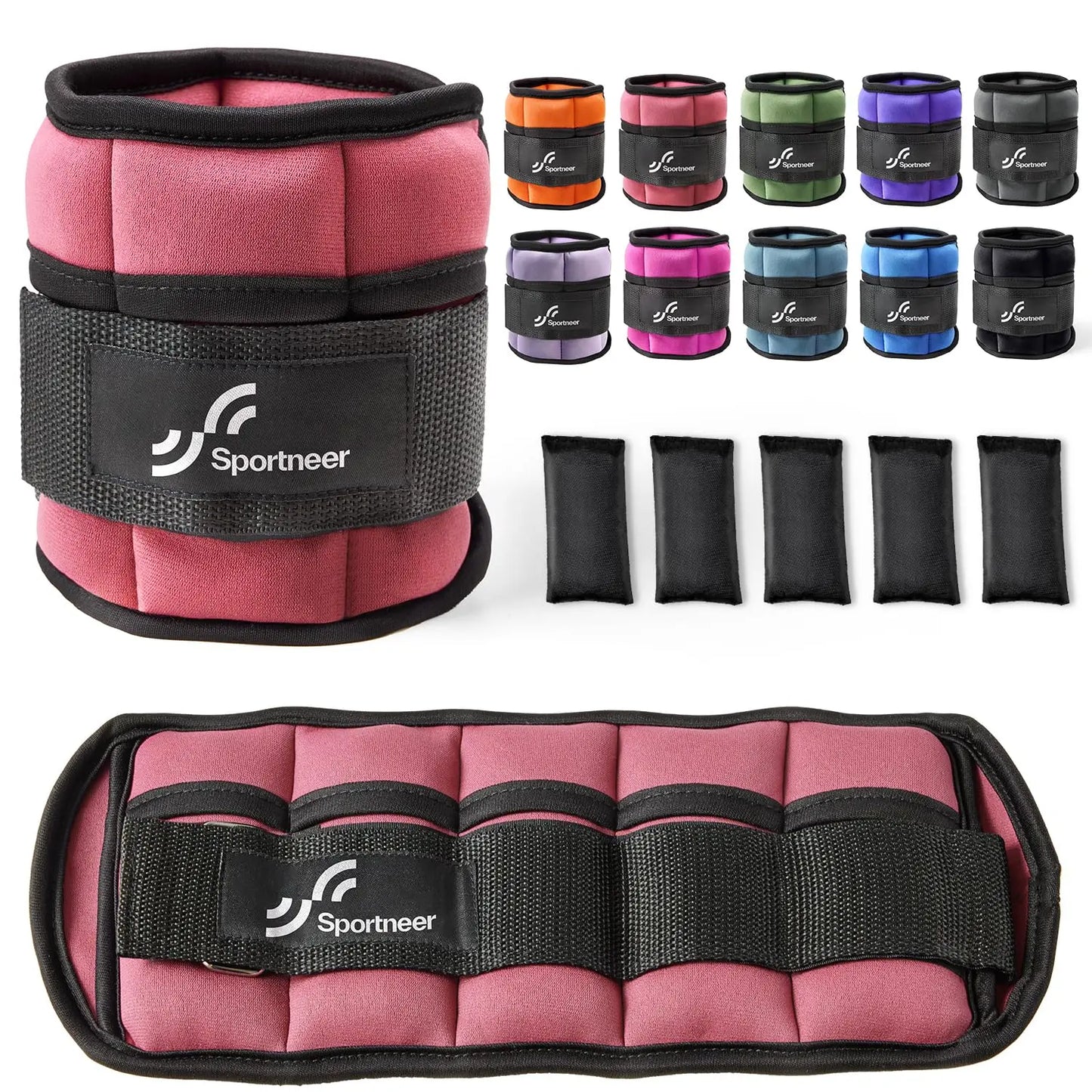 Adjustable Ankle Weights 1Pair 10lb