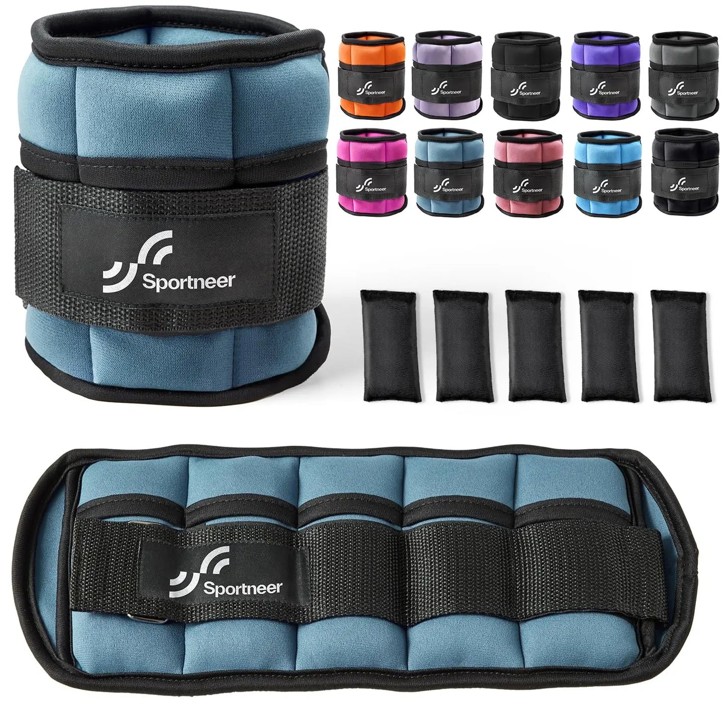 Adjustable Ankle Weights 1Pair 10lb